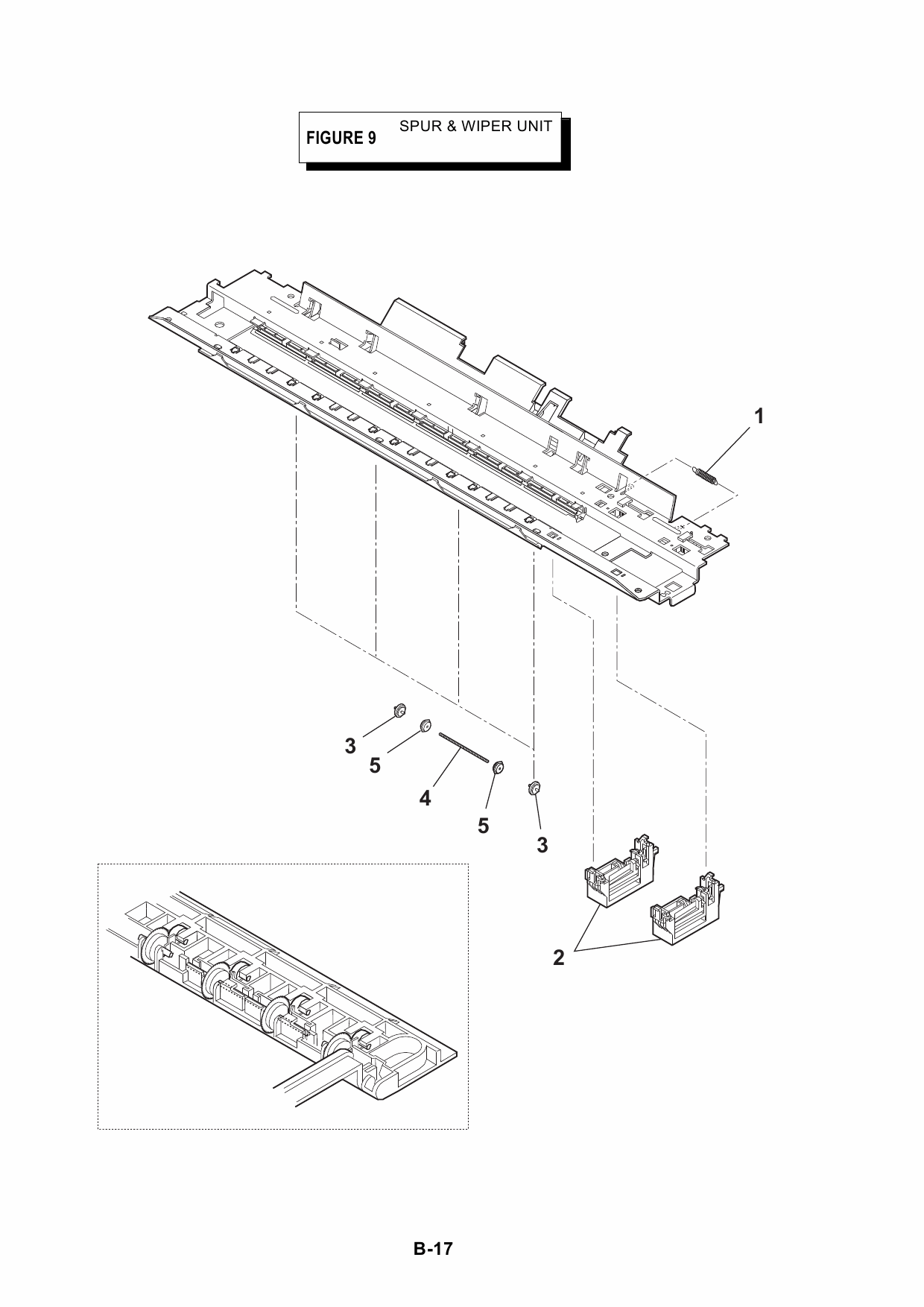 Canon BubbleJet BJC-5000 5100 Parts Catalog Manual-4